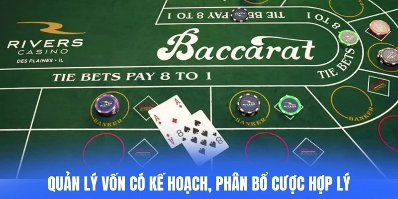 Quản lý vốn có kế hoạch, phân bổ cược hợp lý