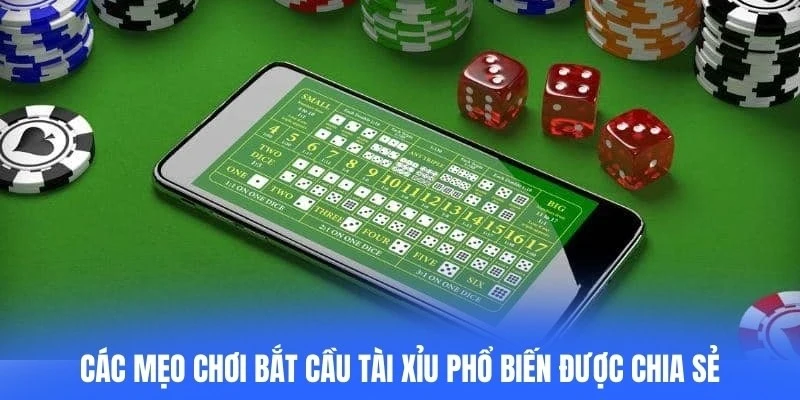 Các mẹo chơi bắt cầu tài xỉu phổ biến được chia sẻ
