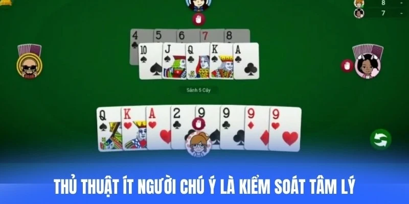 Thủ thuật ít người chú ý nhưng rất quan trọng là kiểm soát tâm lý